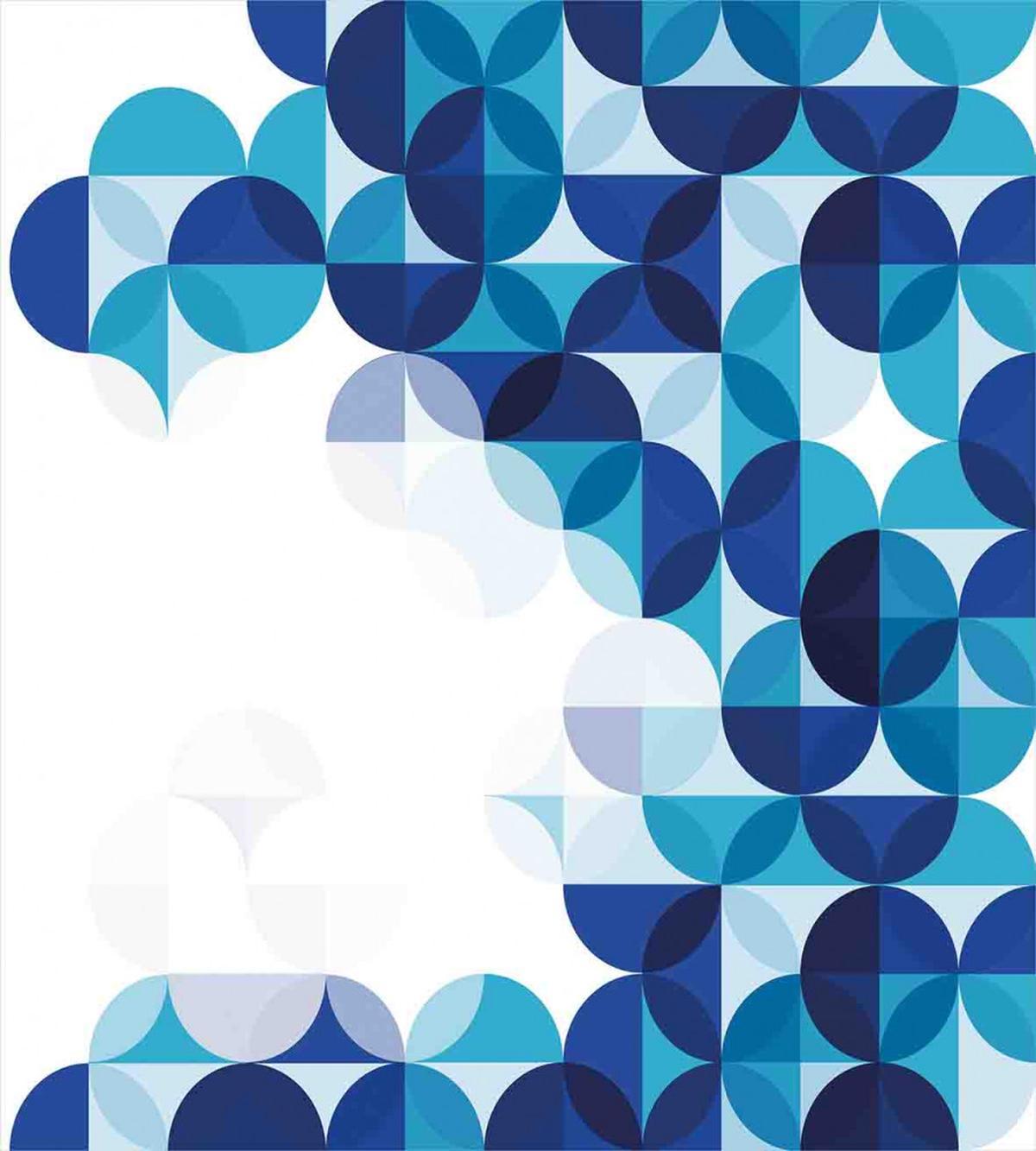 Modern White Circles — Pattern
