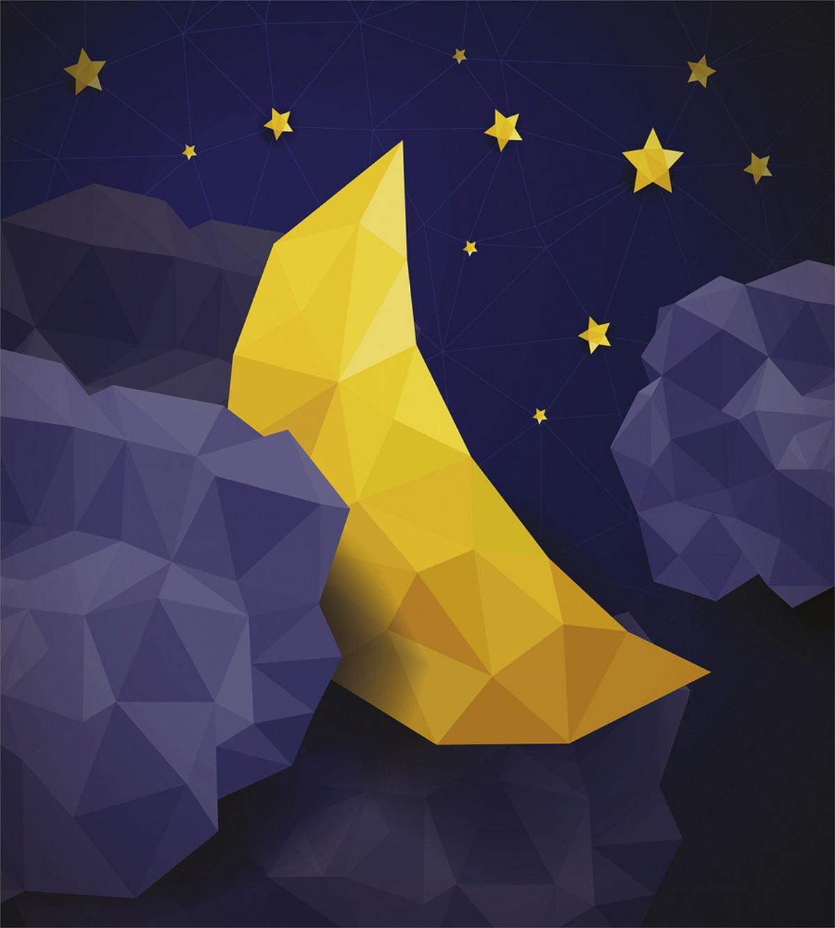 Triangle Night Sky — Pattern