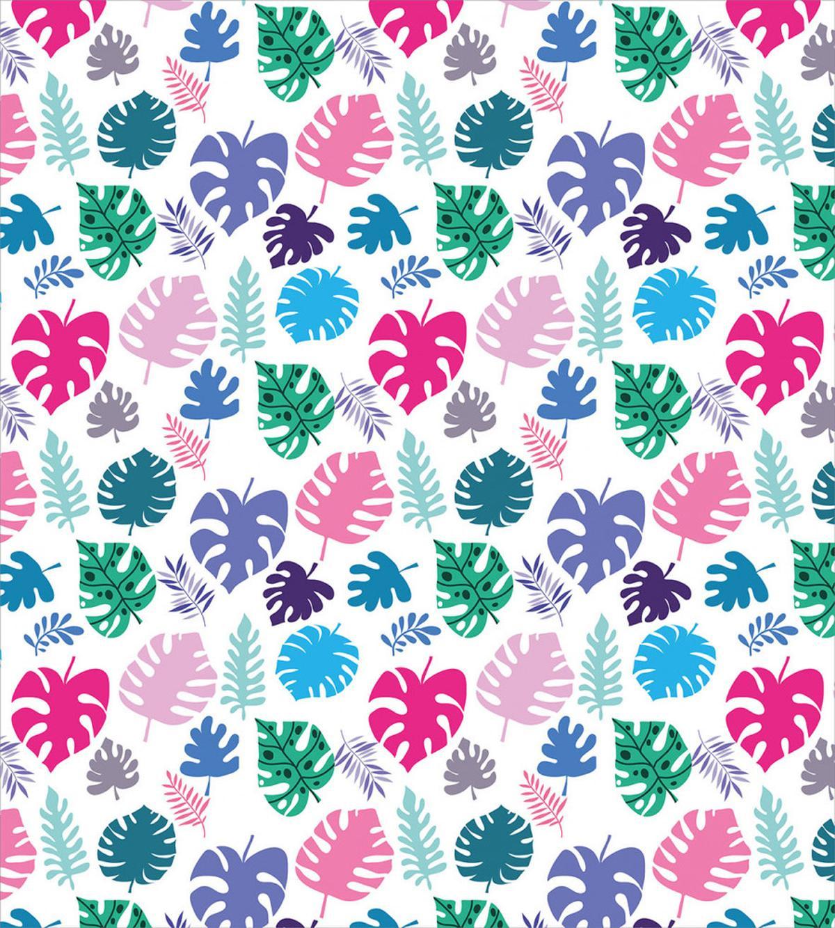 Colorful Tropic Leaves Aloha — Pattern