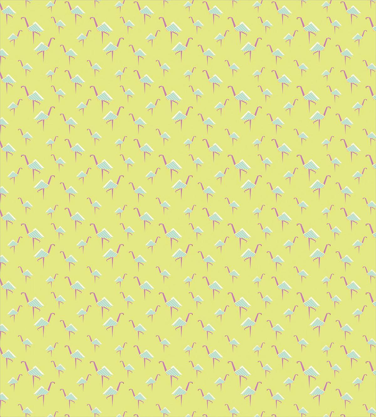 Origami Style Exotic Birds — Pattern