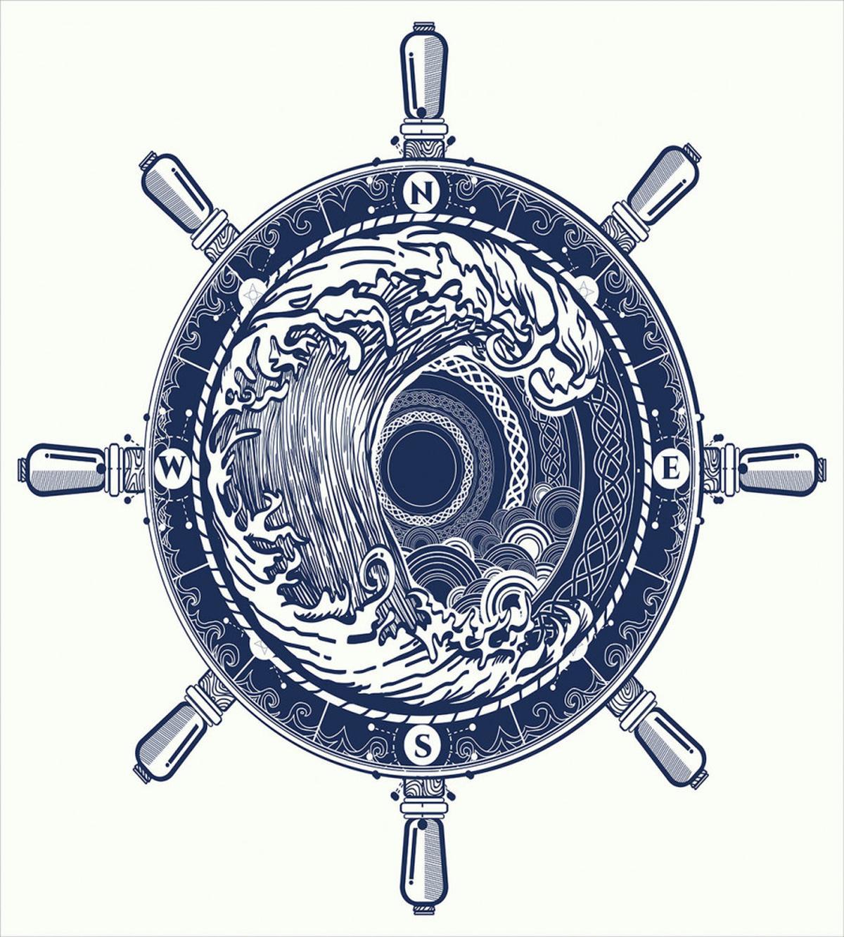 Sea Compass Tsunami — Pattern