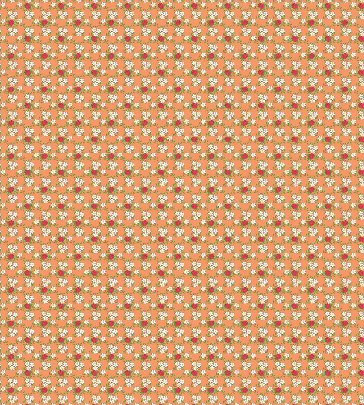 Simplistic Daisy Roses Motif — Pattern