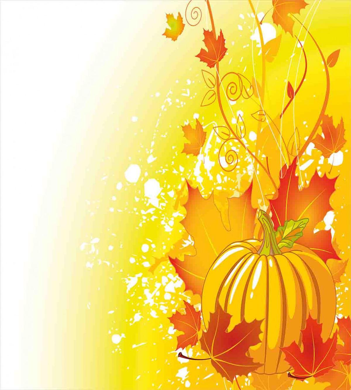 Pumpkin Fall Leaves — Pattern