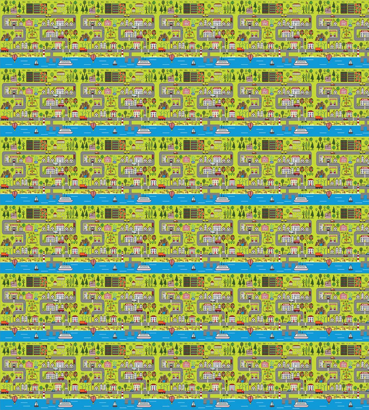 City and River — Pattern