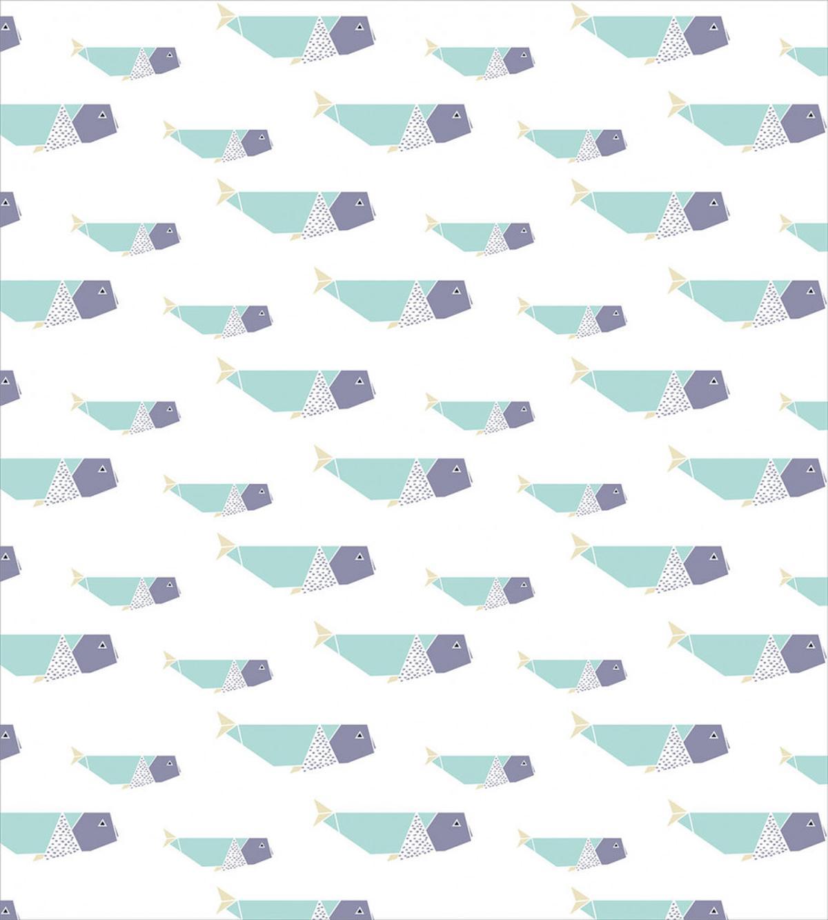 Origami Style Mammal Fish — Pattern