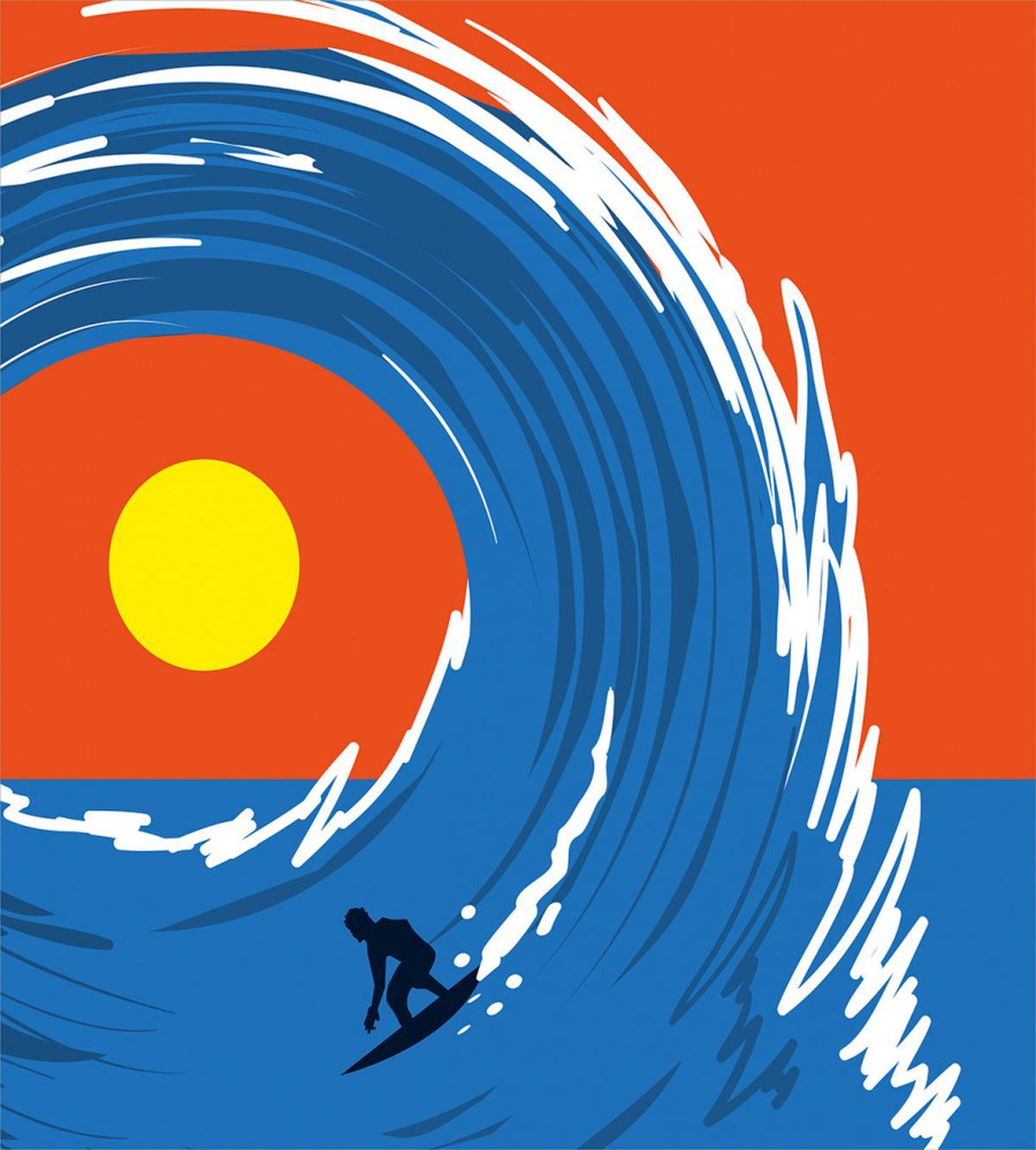 Man Giant Waves — Pattern