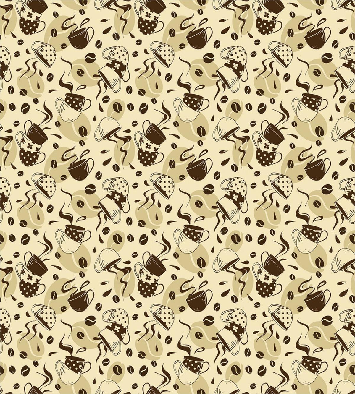 Brown Coffee Cups — Pattern