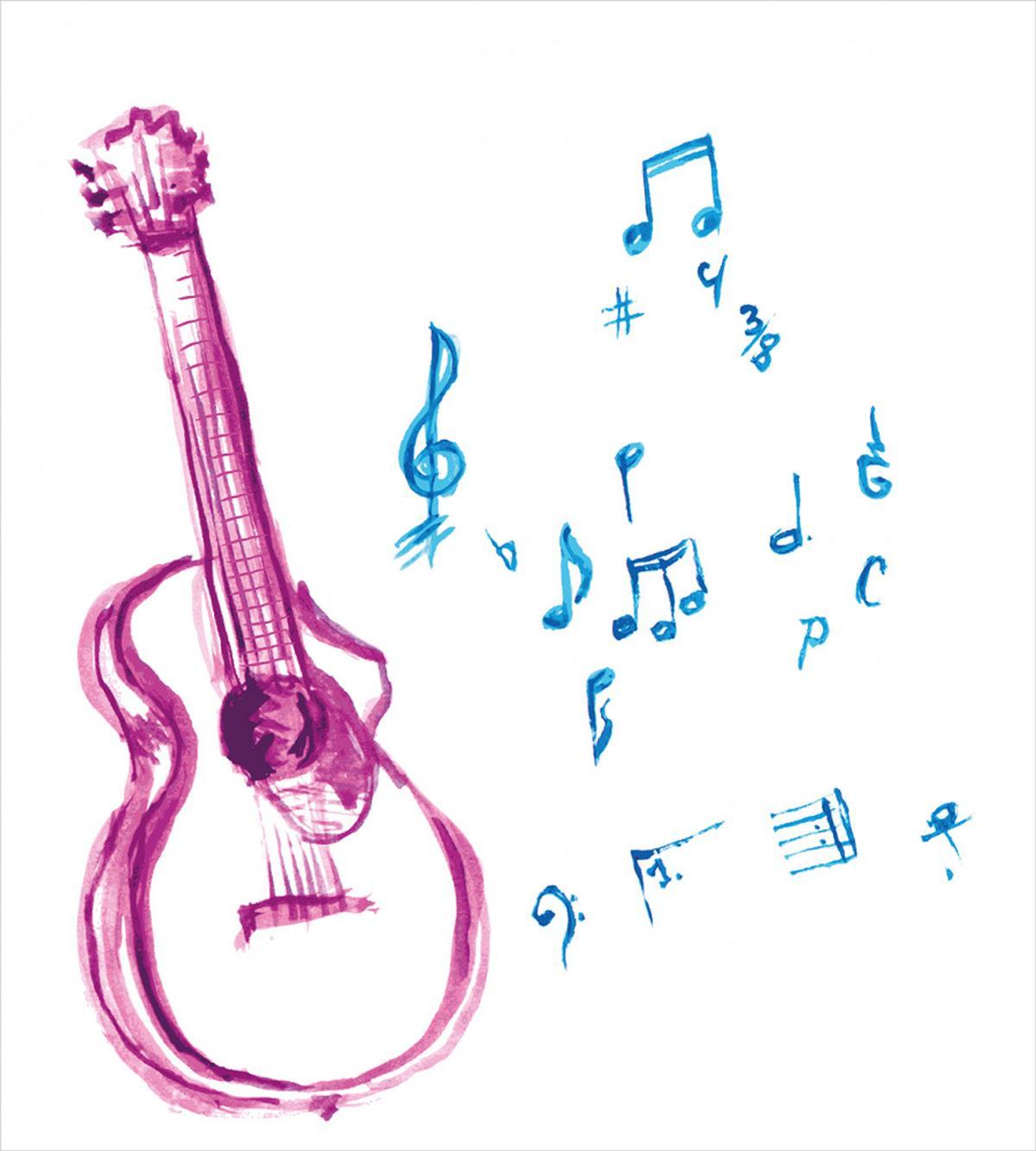 Watercolor Music Making — Pattern