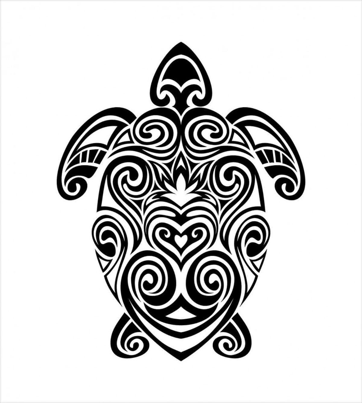 Maori Turtle — Pattern