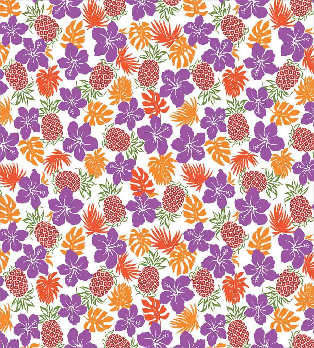Tropical Hawaii Hibiscus — Pattern