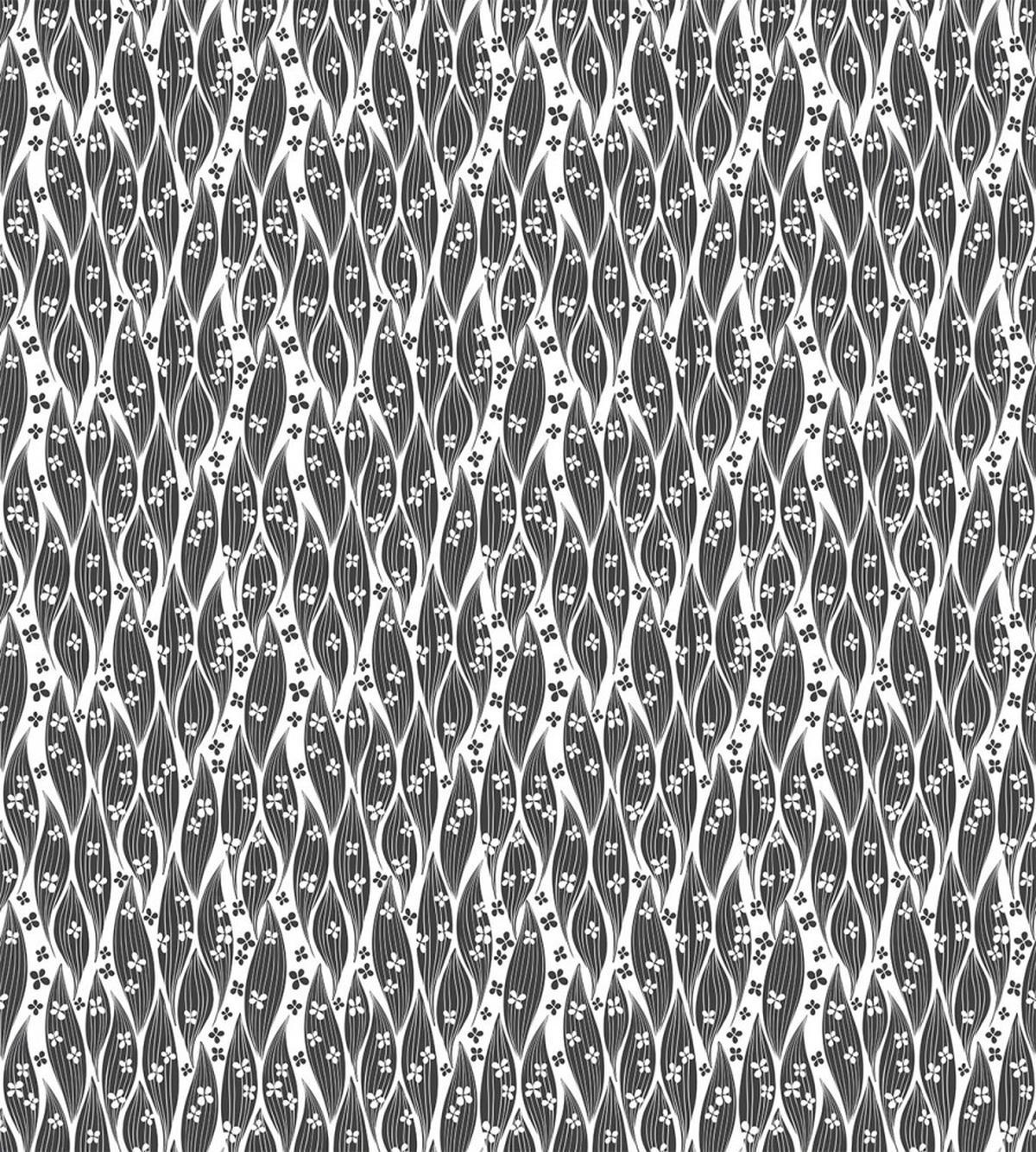 Greyscale Botanical — Pattern