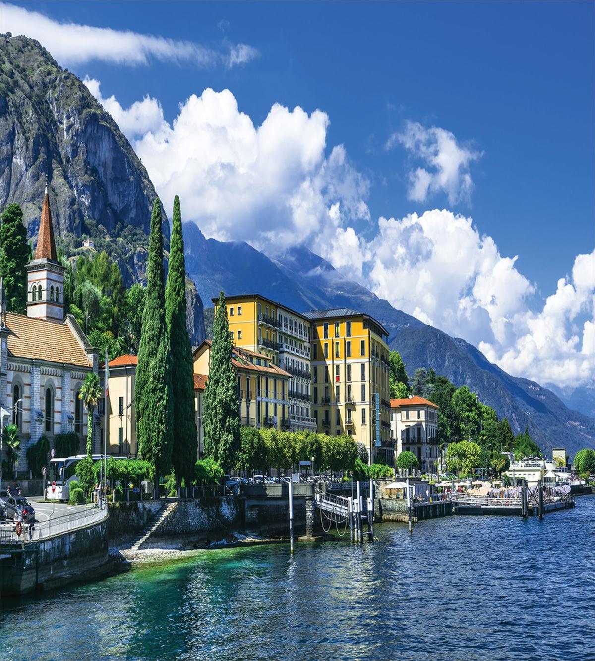 Landscape of Lake Como — Pattern