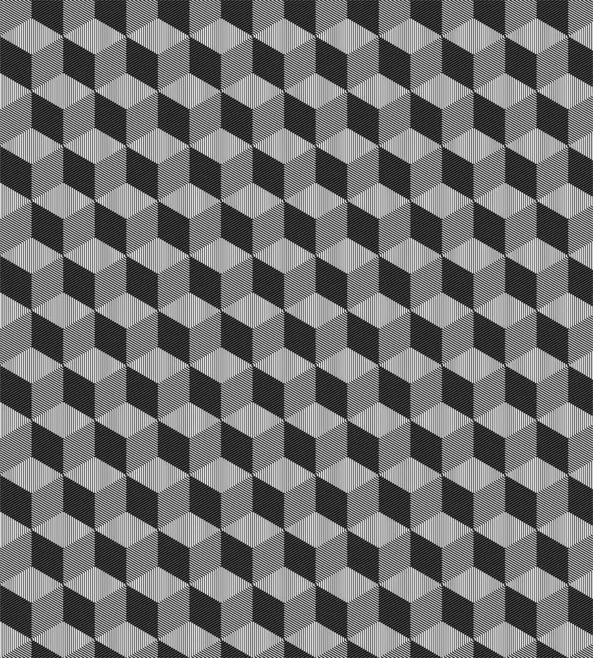 Monochrome Cube — Pattern
