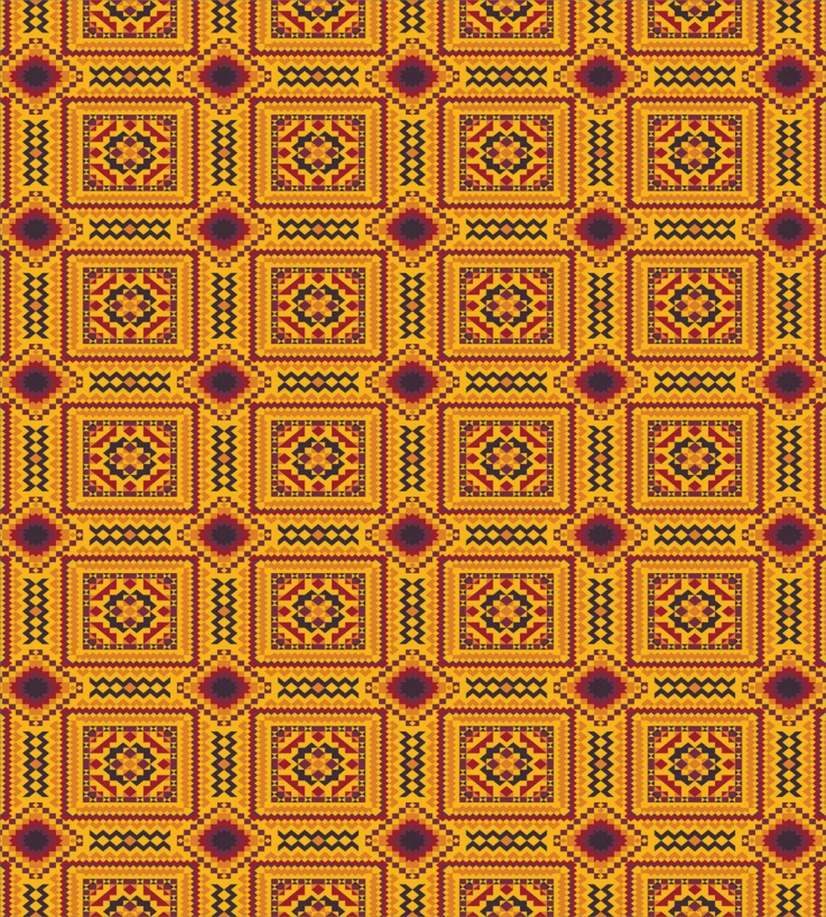 Aztec Layout Zigzags — Pattern