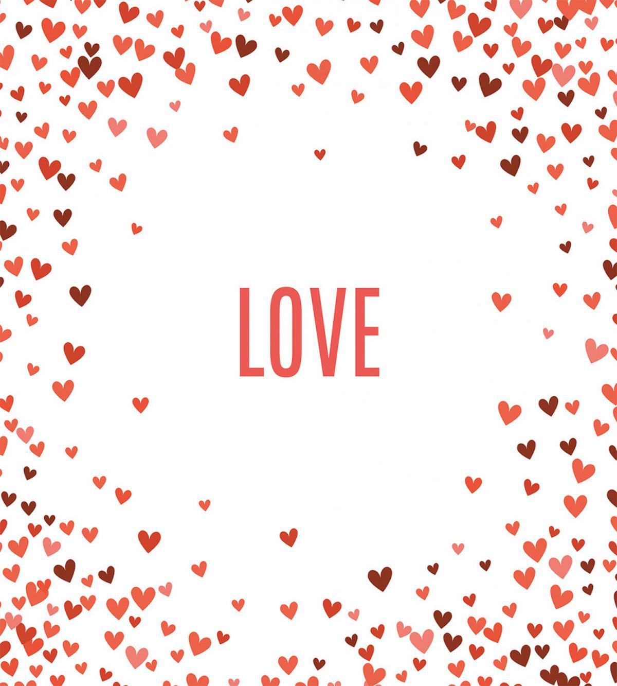 Romance Illustration Heart — Pattern