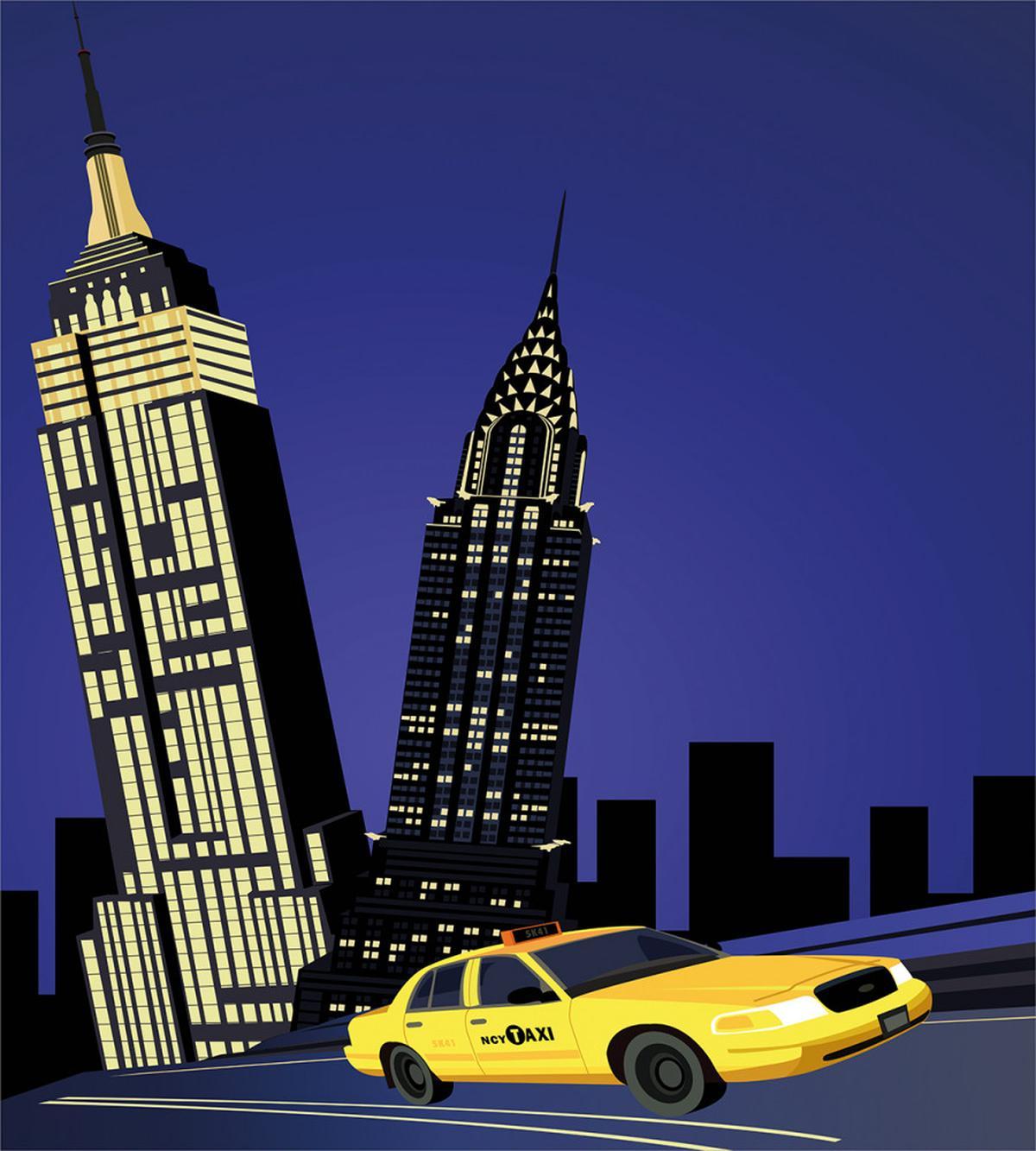 Taxi New York American — Pattern