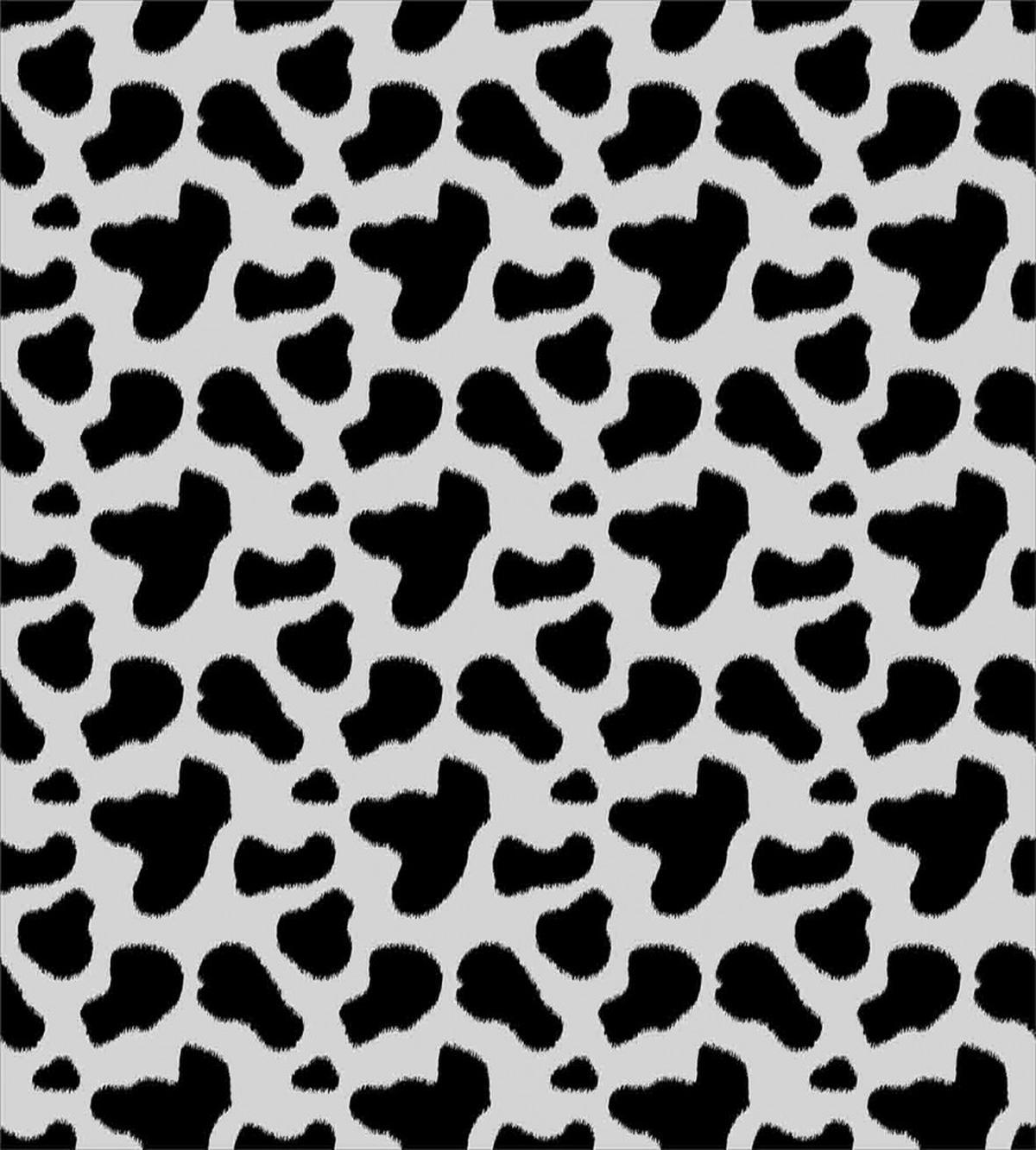 Cow Hide Black Spots — Pattern