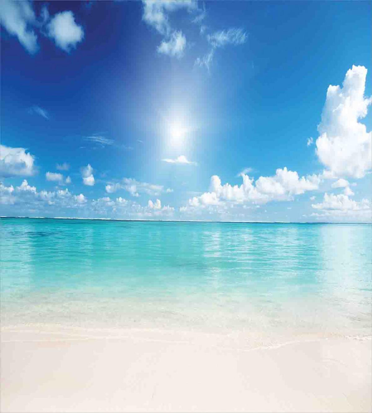 Sky and Tropical Sea — Pattern
