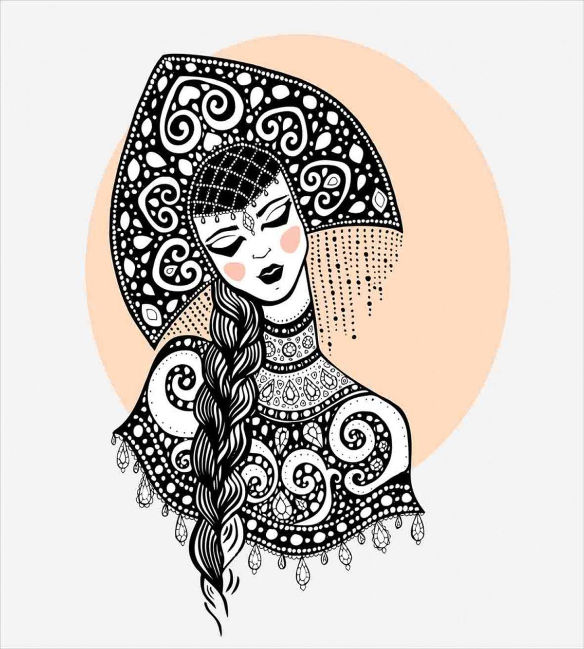 Slavic Woman — Pattern