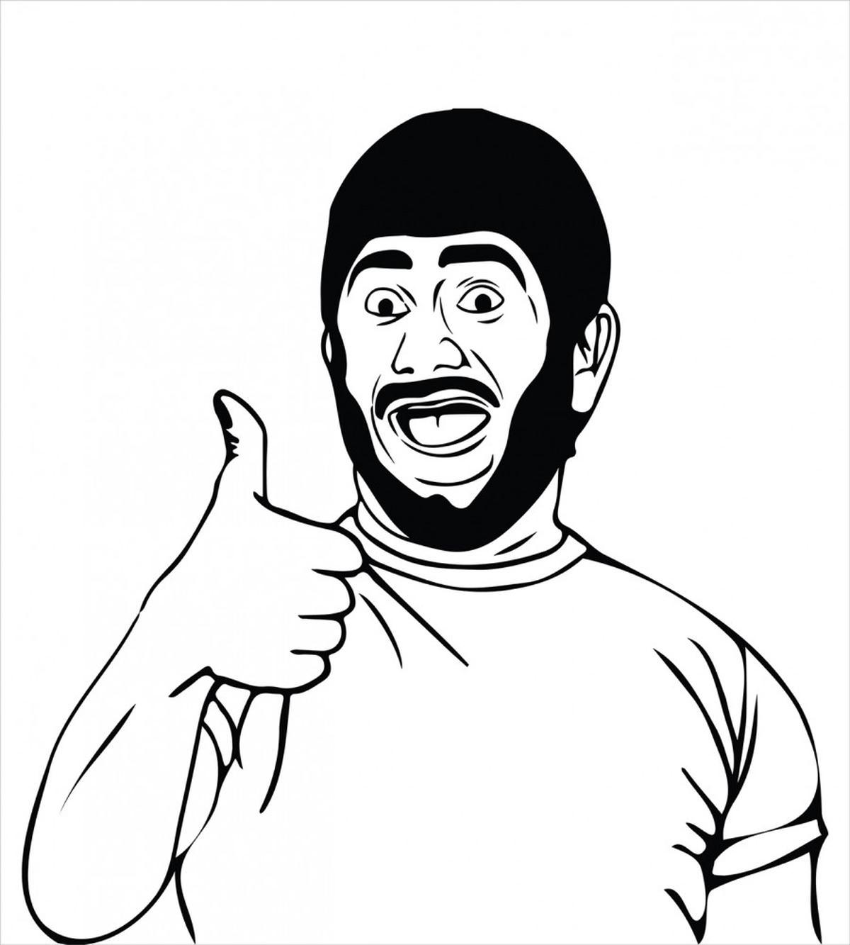 Nice Job Bro Thumbs — Pattern