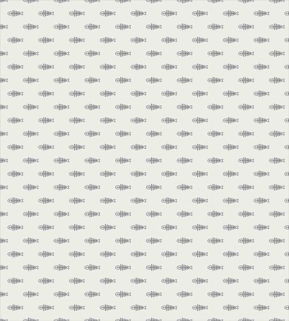 Minimalist Fish Bones Skeleton — Pattern