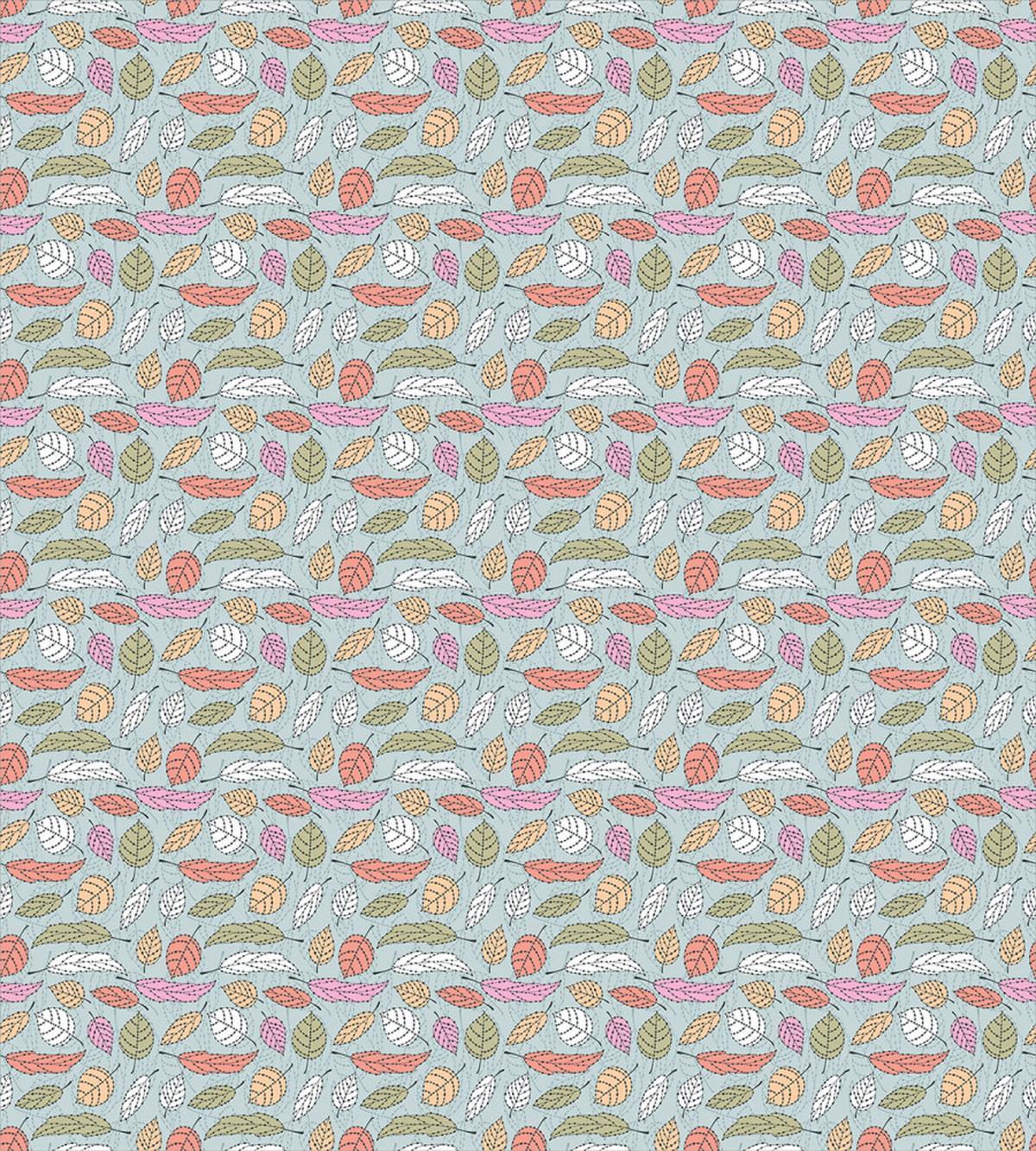 Pastel Colored Fall Foliage — Pattern