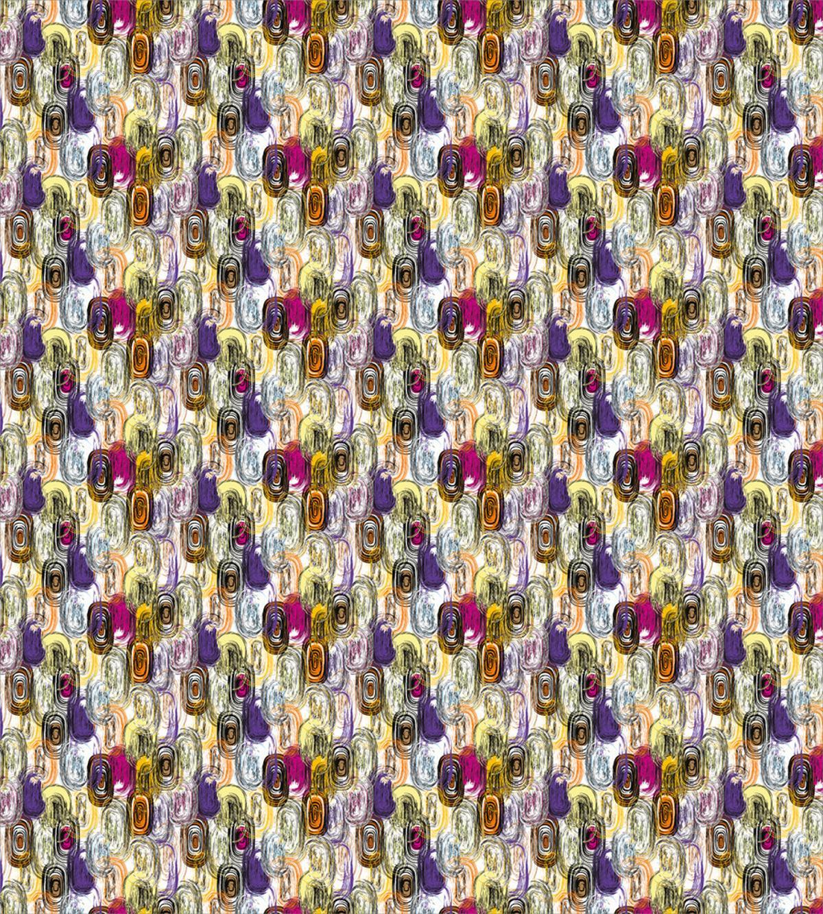 Brush Strokes Circles — Pattern