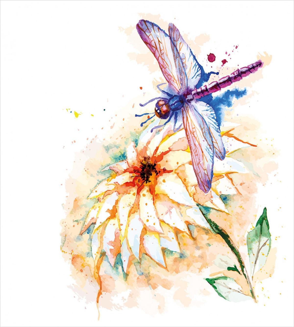Watercolor Lily Bloom — Pattern