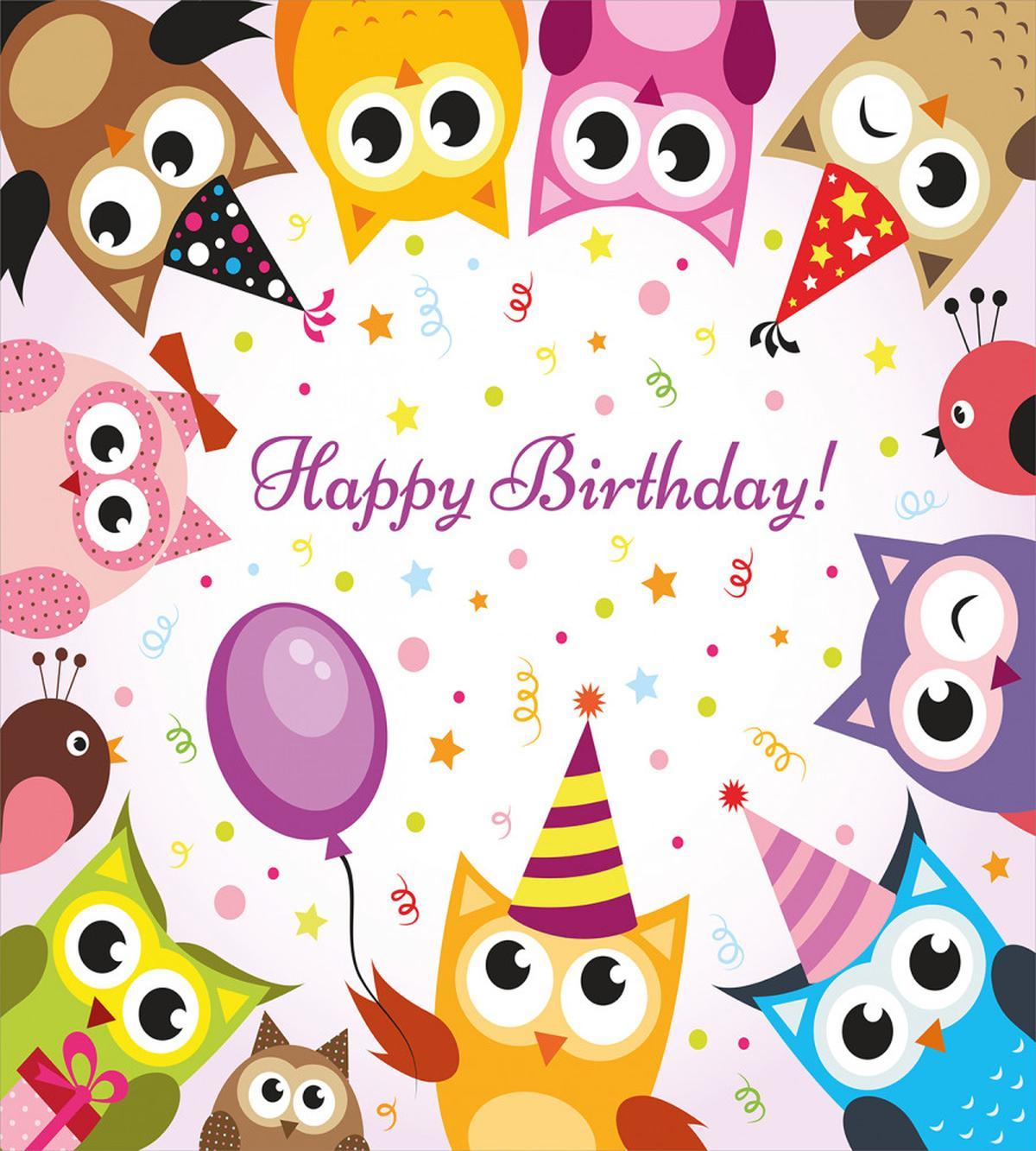 Birthday Party Owls — Pattern