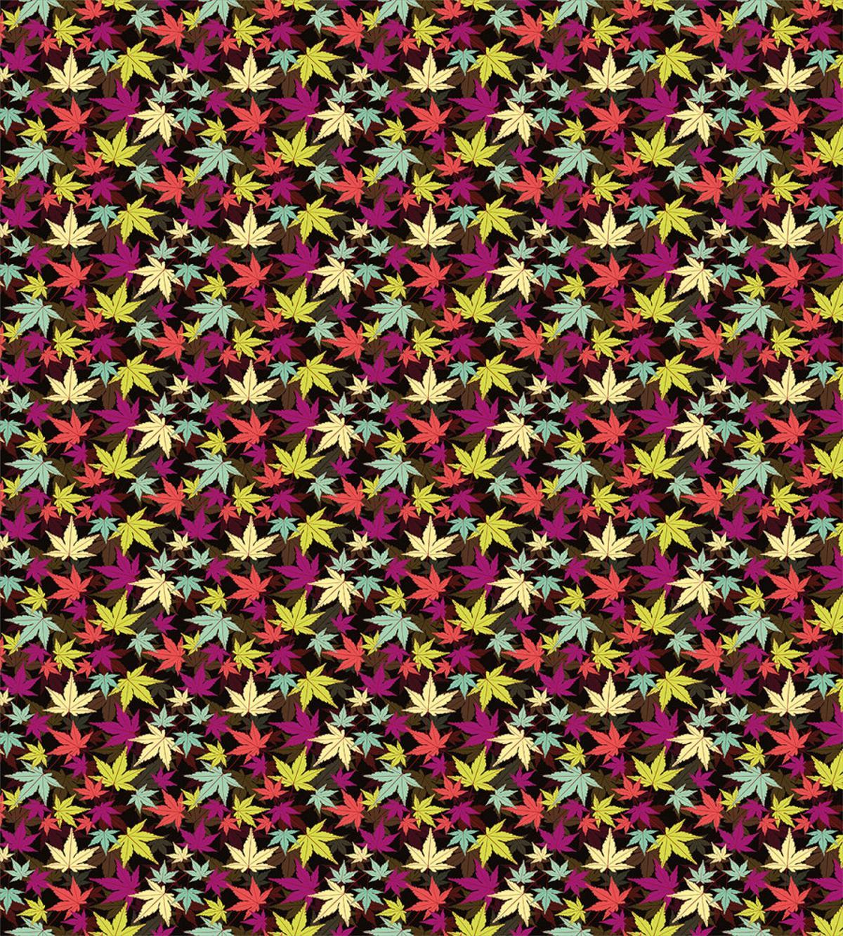 Motley Autumn Tree Foliage — Pattern