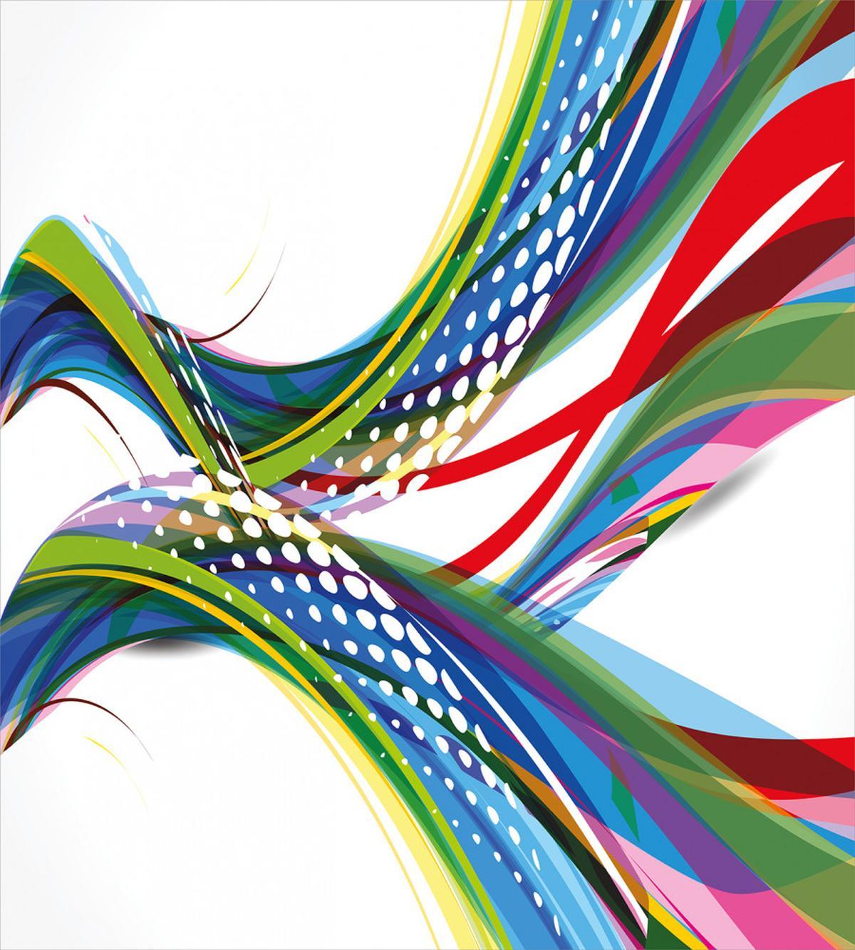 Abstract Wave Ombre — Pattern
