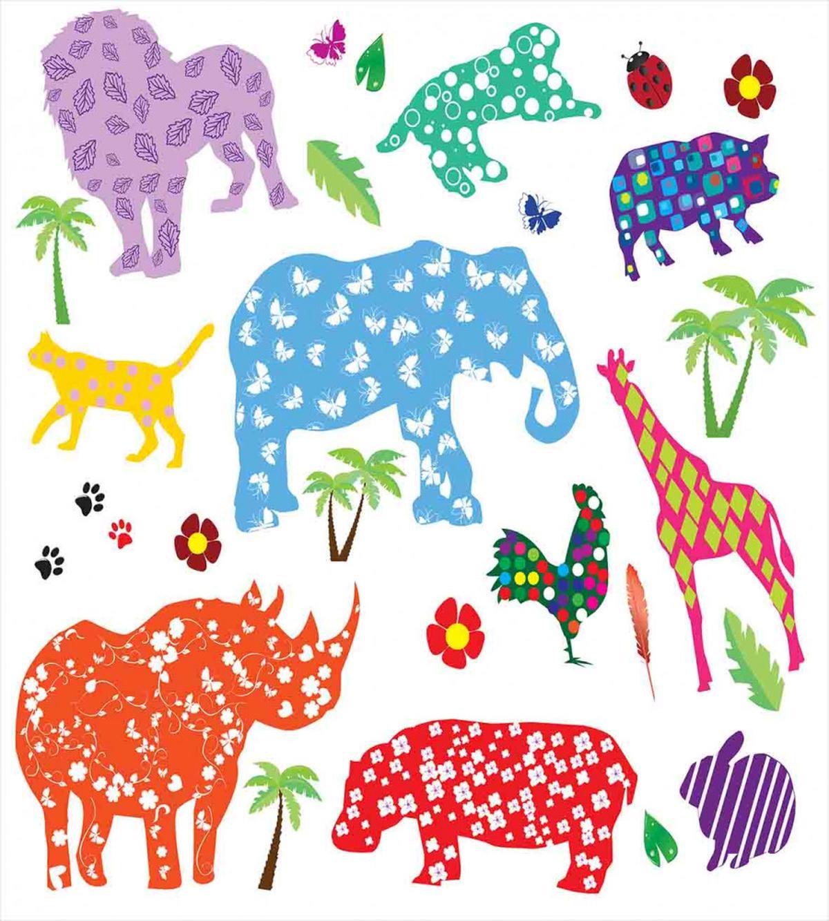 Wild Animals Floral — Pattern