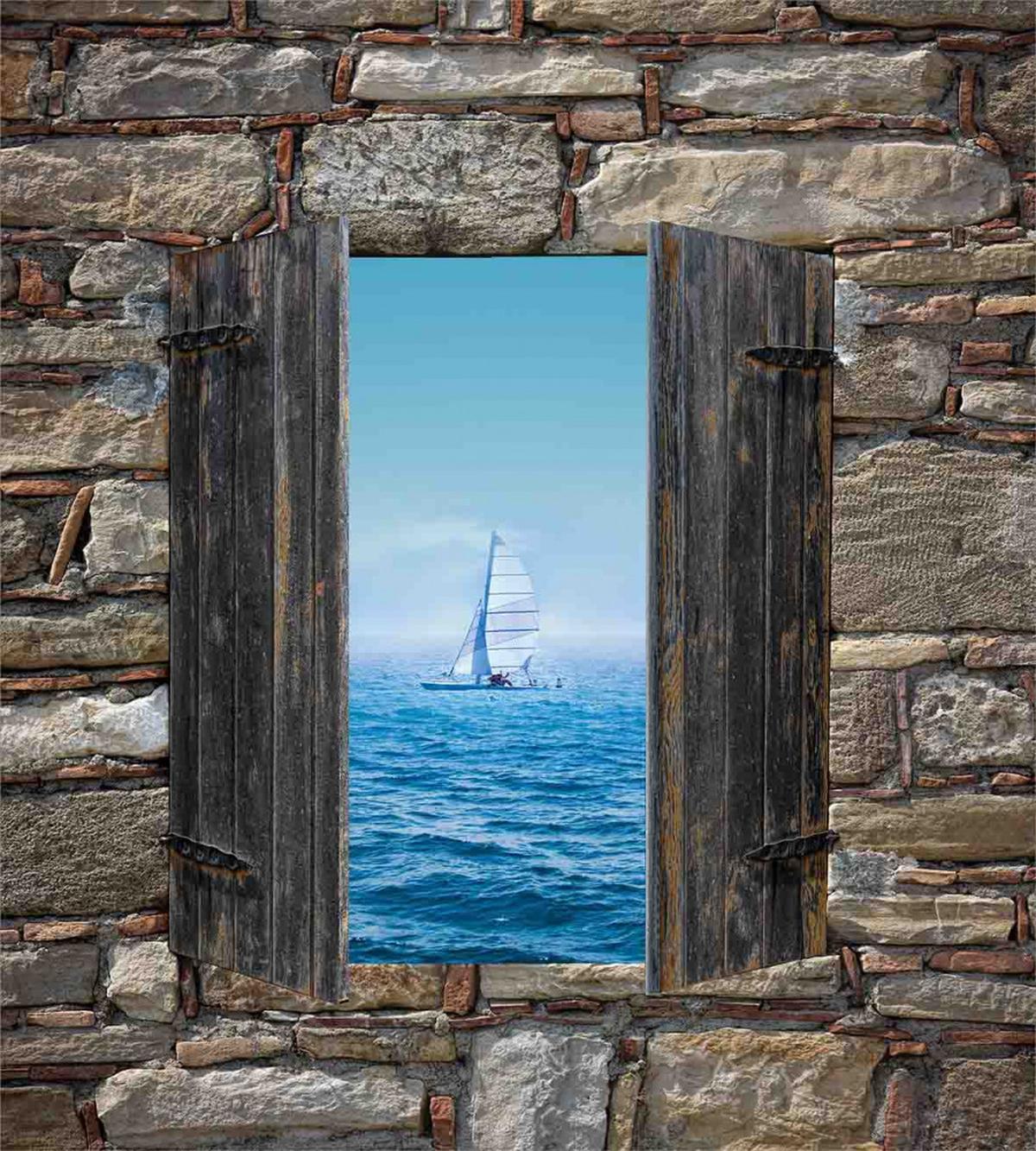 Sailing Boat Idyllic — Pattern
