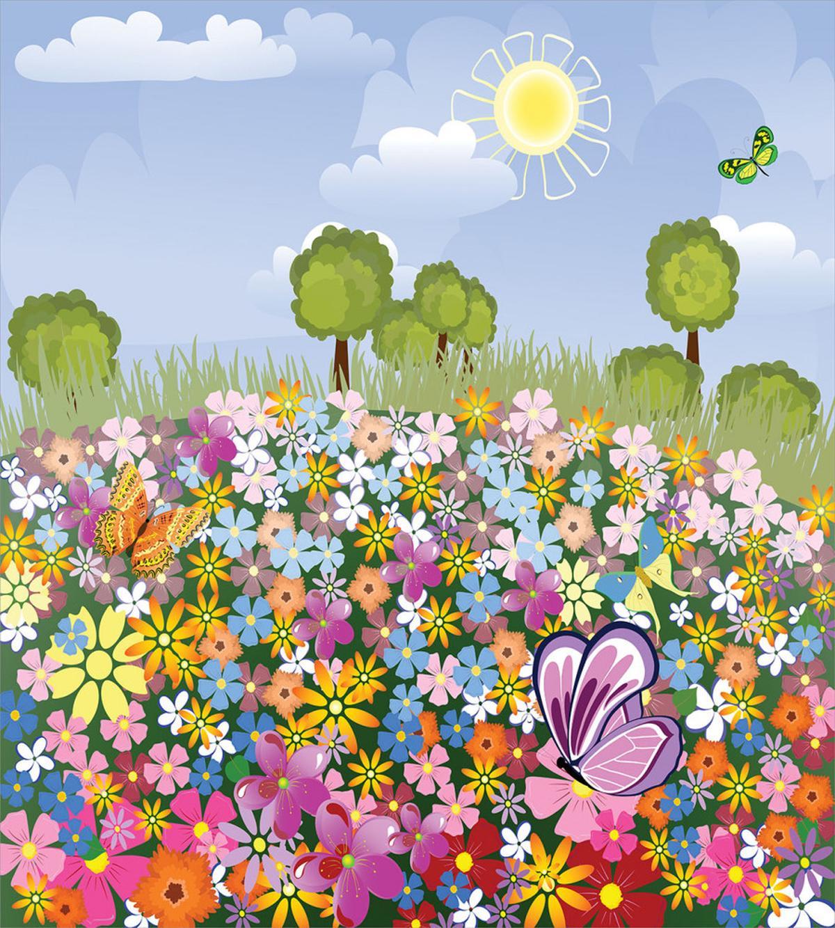 Spring Meadow Blossoms — Pattern
