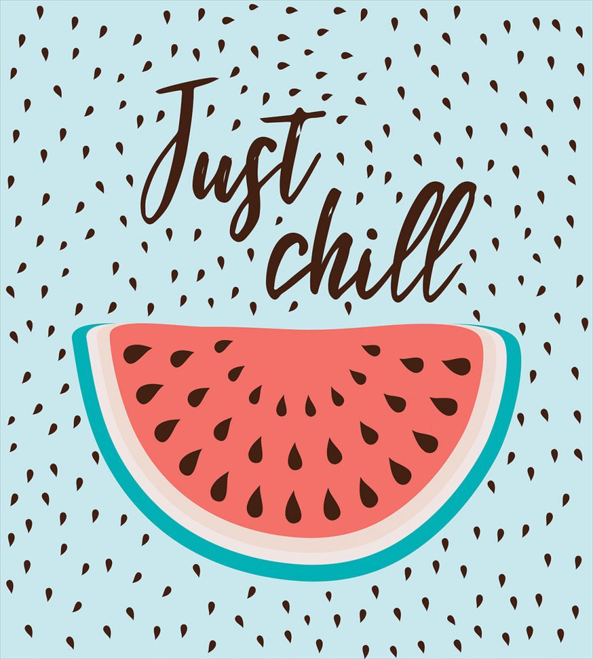 Just Chill Watermelon Slice — Pattern