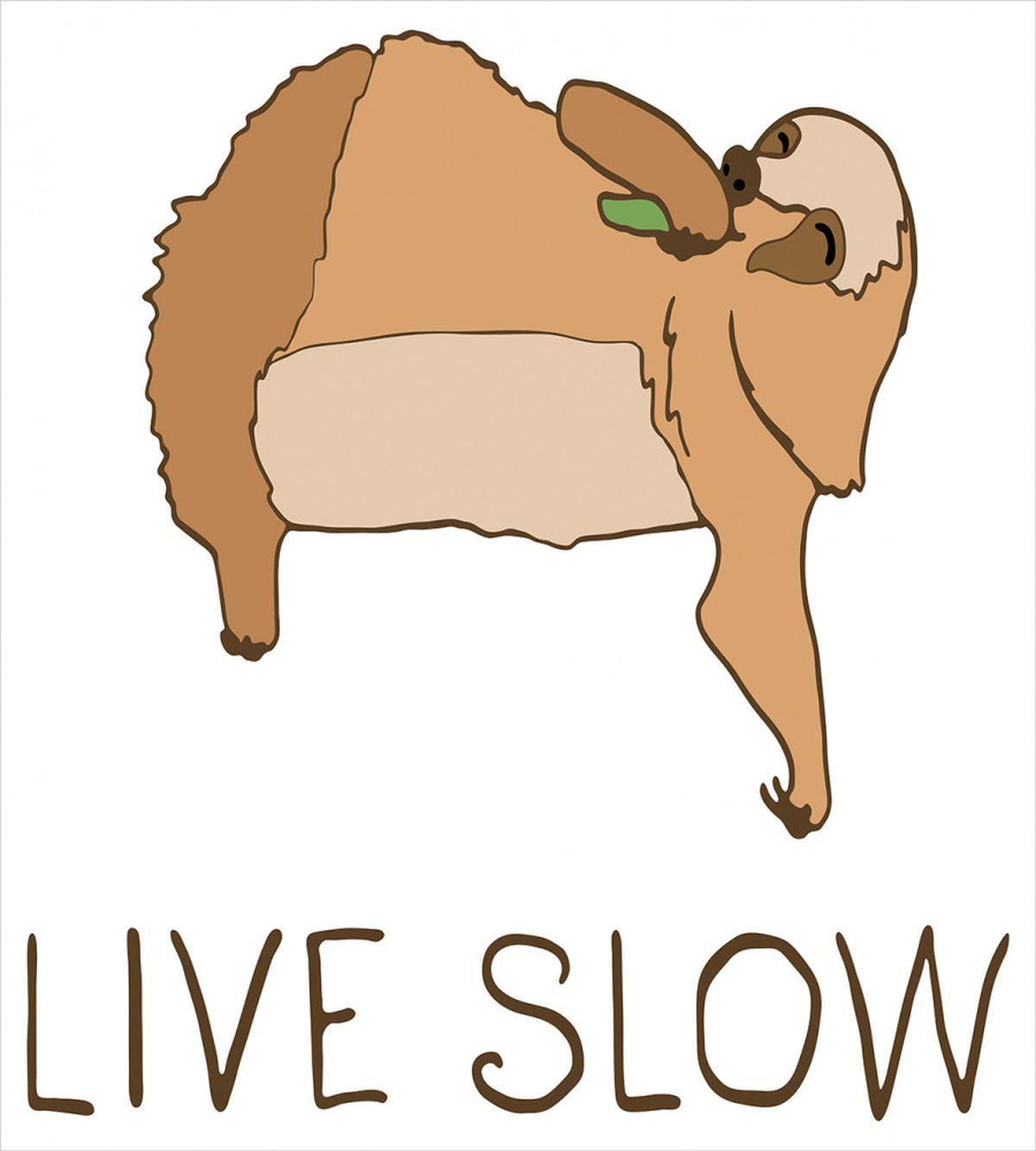 Happy Character Live Slow — Pattern