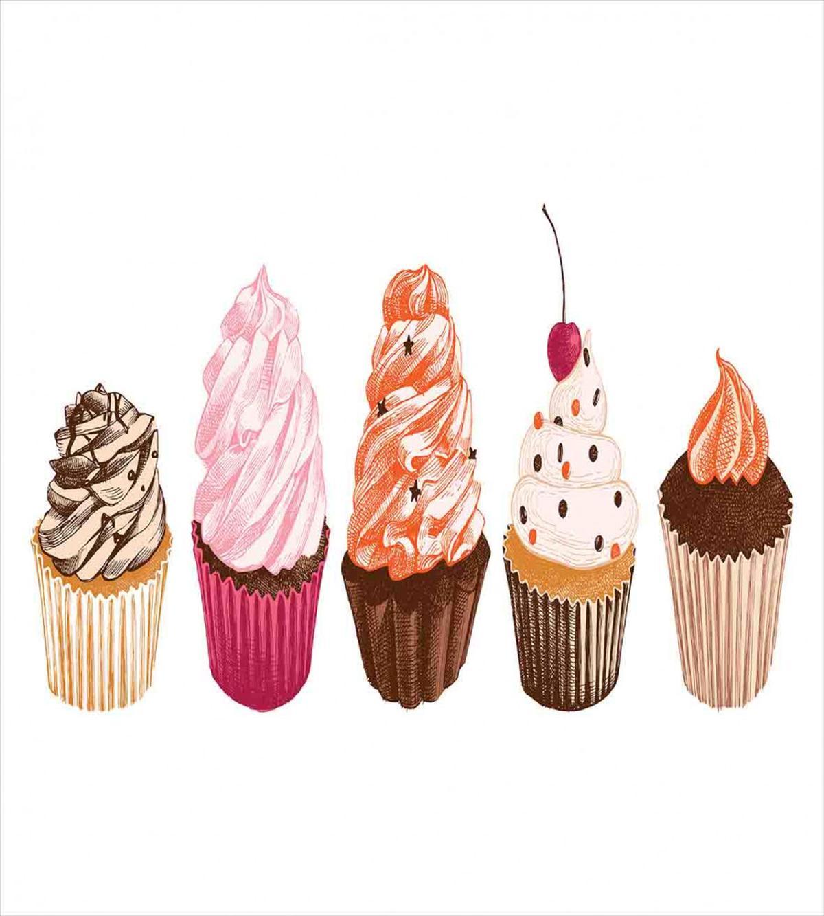 Cakes with Frosting Topping — Pattern