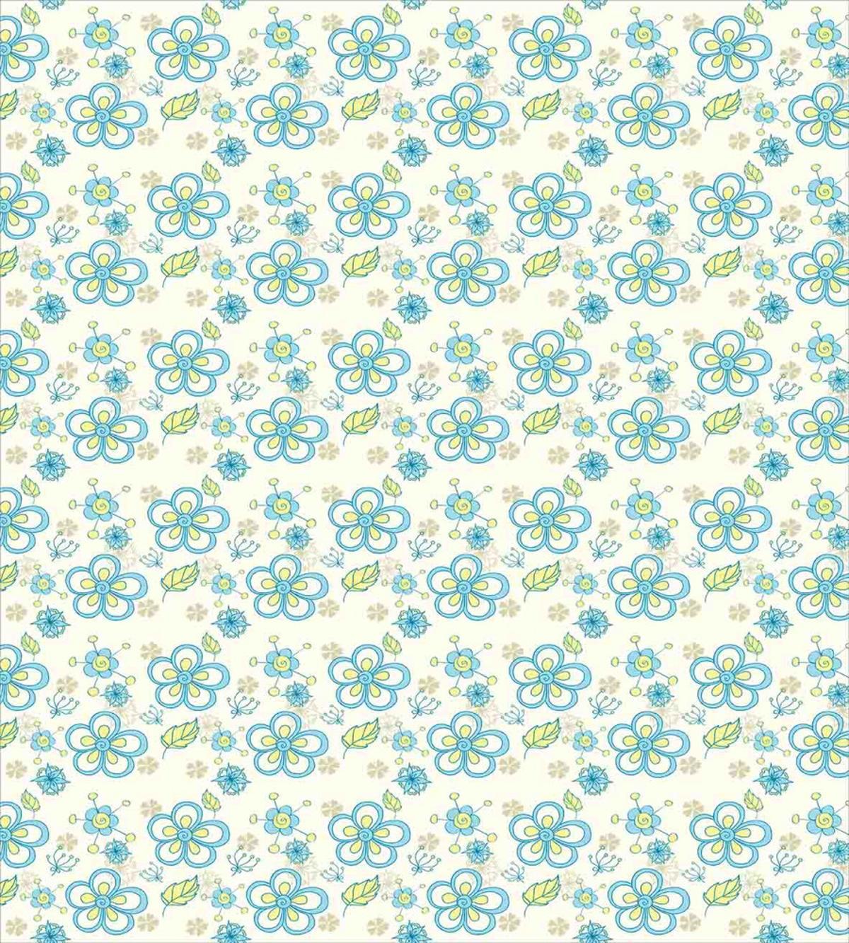 Flower Silhouette Design — Pattern