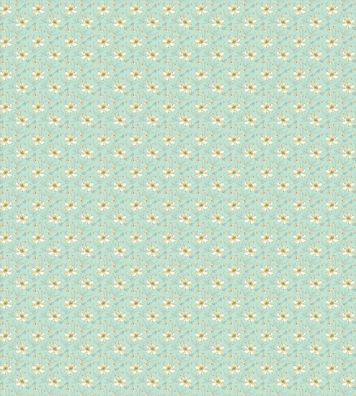 Pastel Tones Flowers Art — Pattern