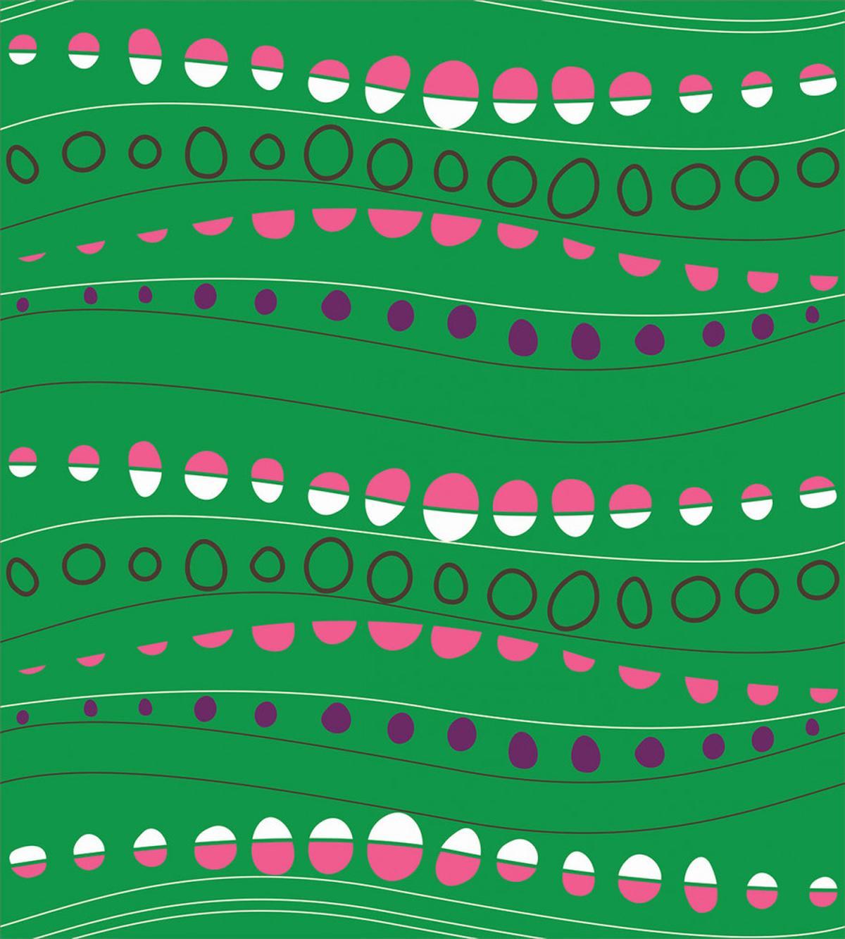 Modern Round and Waves — Pattern