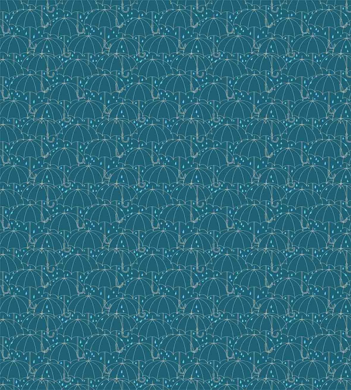 Doodle Contour Umbrellas — Pattern