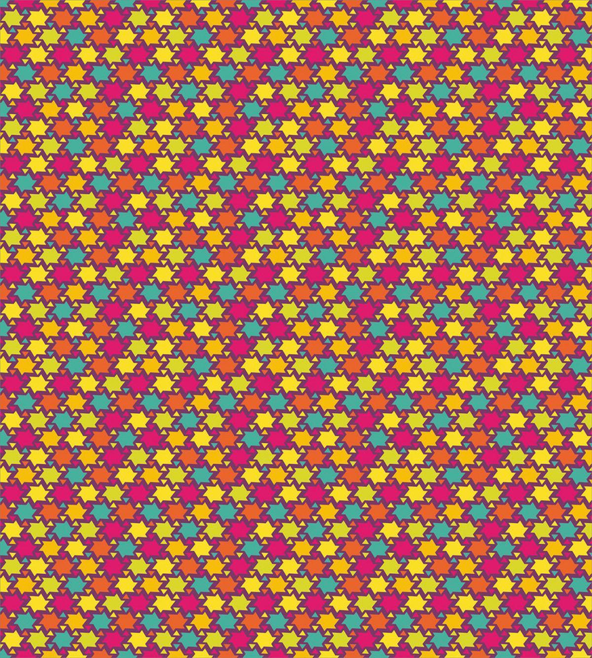 Colorful Geometric Star — Pattern
