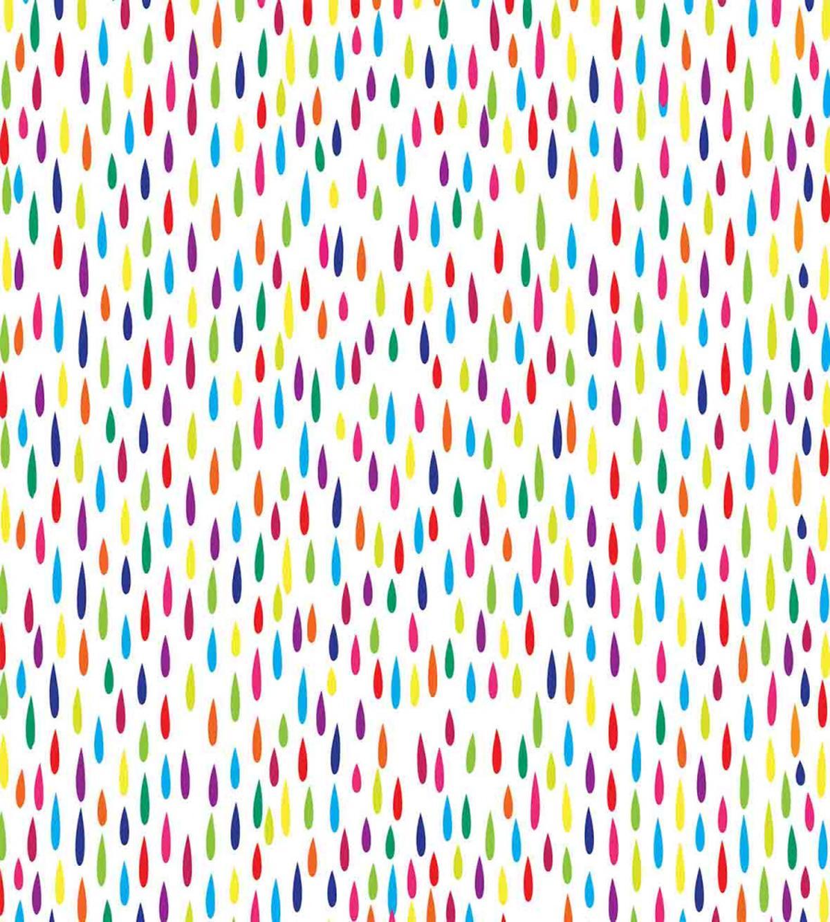 Rainbow Colors of Raindrop — Pattern
