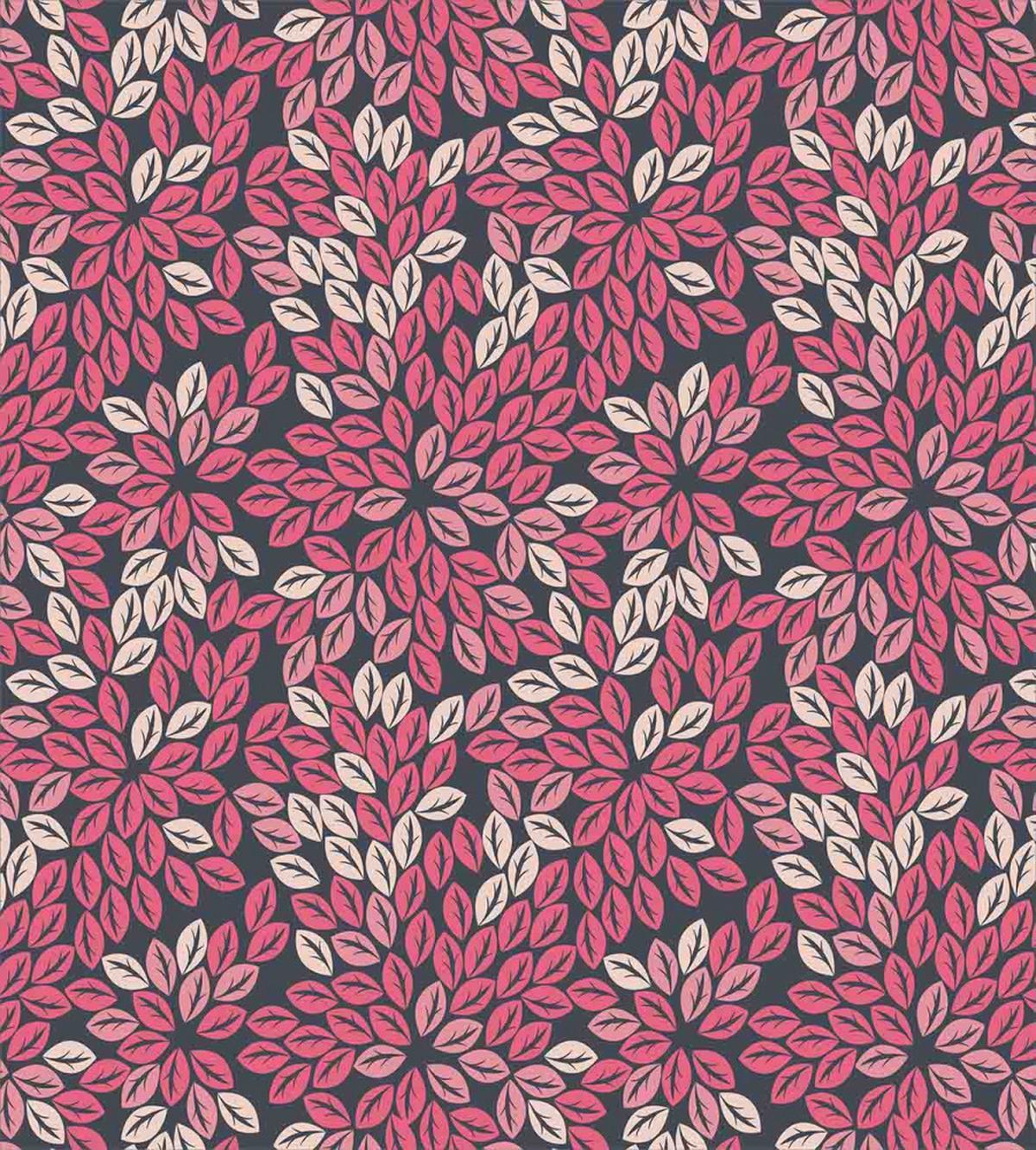 Abstract Laurel Foliage — Pattern