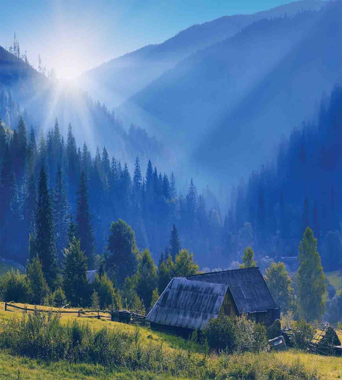 Mountain Village Ukraine — Pattern