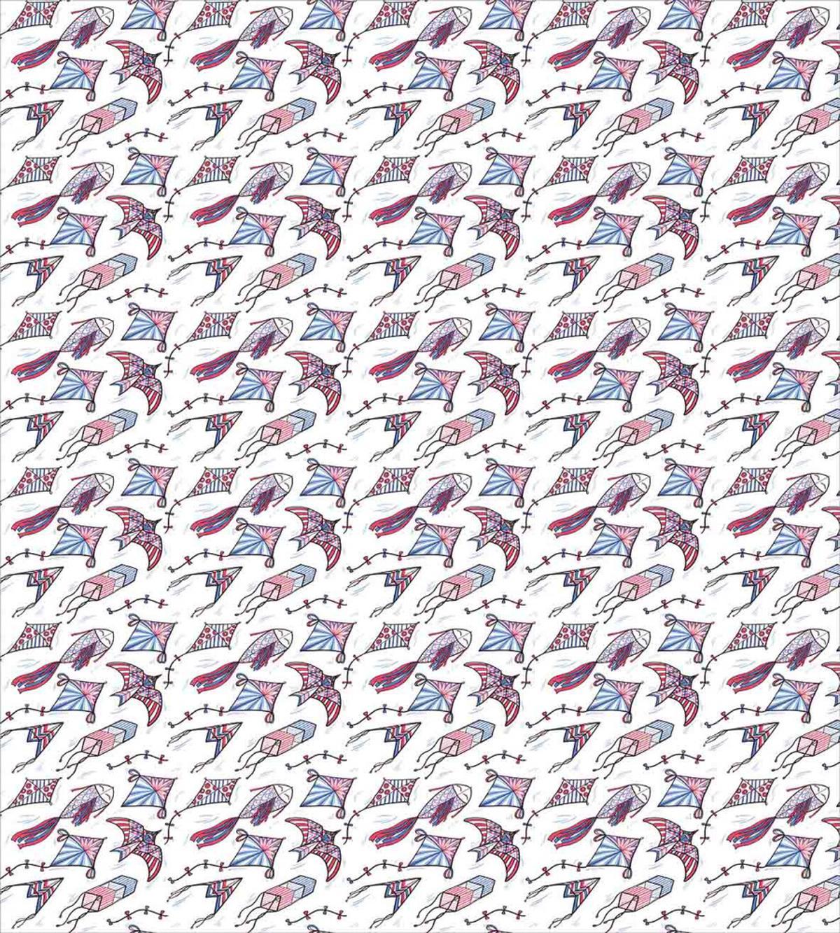 Fish Bird and Rhombus Shapes — Pattern