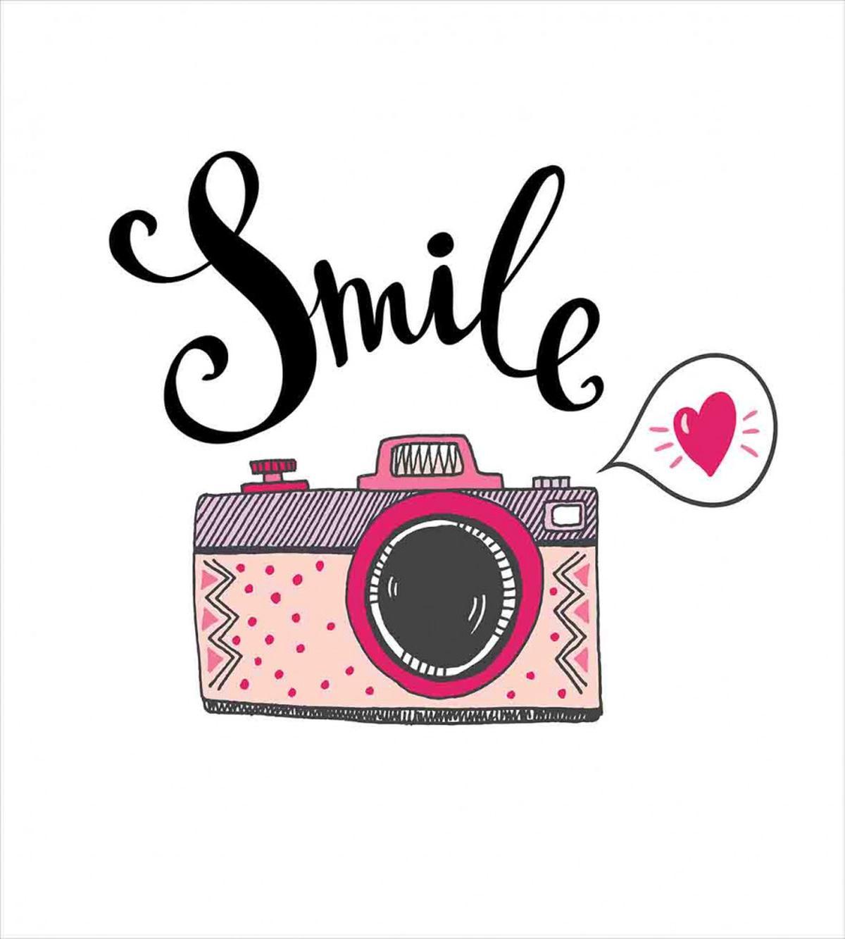 Smile Typography Romantic — Pattern
