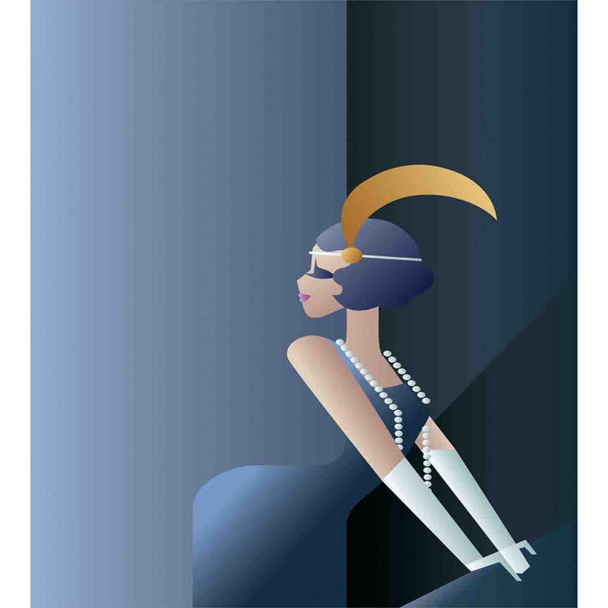 20s Style Flapper Lady — Pattern