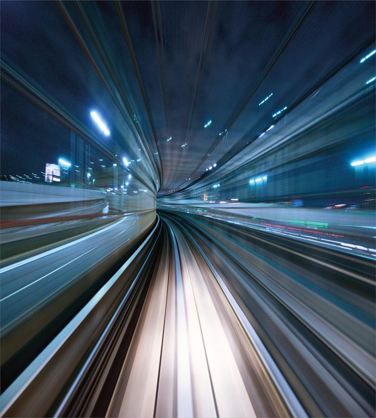 Motion Blur City Tunnel — Pattern