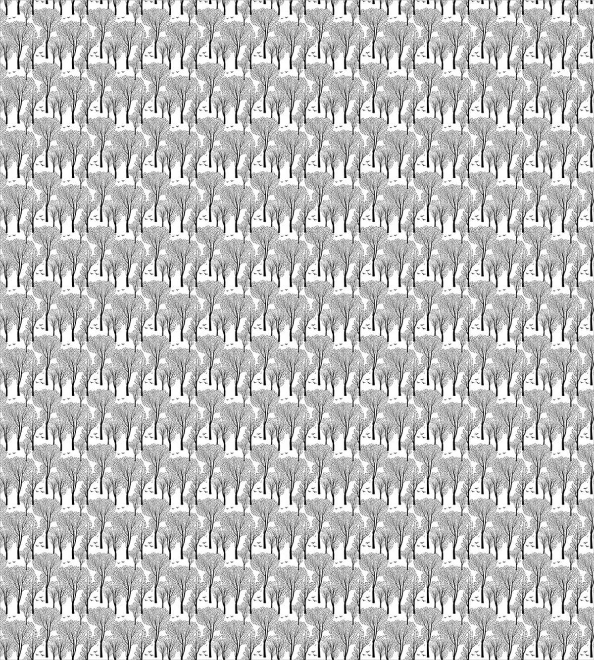 Trees and Birds Autumn — Pattern